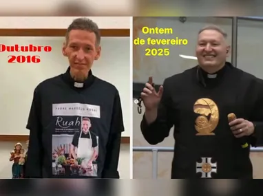 Imagem ilustrativa da imagem Padre Marcelo Rossi faz alerta e mostra antes e depois da depressão