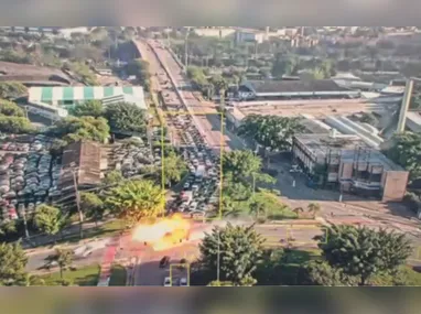 Imagem ilustrativa da imagem Vídeo mostra momento da queda de avião que deixou dois mortos em SP