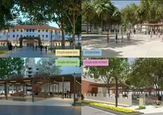 Projeções de como vai ficar o Radium Hotel após a reforma