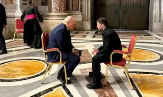 Imagem ilustrativa da imagem Cerca de 400 mil pessoas participam do funeral do papa Francisco em Roma