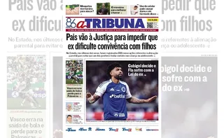 Imagem ilustrativa da imagem Confira os destaques do jornal A Tribuna desta segunda-feira