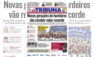 Imagem ilustrativa da imagem Confira os destaques do jornal A Tribuna deste domingo