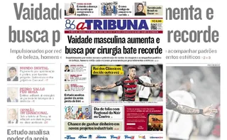 Imagem ilustrativa da imagem Confira os destaques do jornal A Tribuna deste domingo