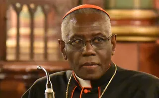 Imagem ilustrativa da imagem Conheça o cardeal que poderá se tornar o primeiro papa africano