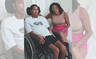 Imagem ilustrativa da imagem Jovem que perdeu os movimentos após onda: "Meu filho vai se recuperar", diz mãe