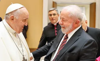 Imagem ilustrativa da imagem Lula publica mensagem de apoio ao Papa Francisco, que está doente: ‘Querido amigo’