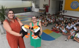 Imagem ilustrativa da imagem Mascote para incentivar leitura dos estudantes