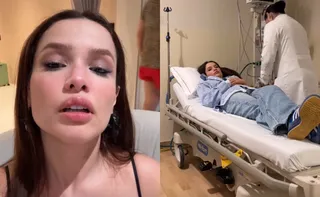 Imagem ilustrativa da imagem VÍDEO | Juliette bate rosto em porta de vidro e fratura o nariz