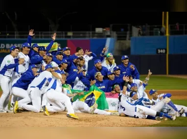 Imagem ilustrativa da imagem Brasil vence Alemanha e volta ao Mundial de Beisebol após 13 anos