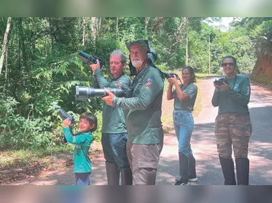 Imagem ilustrativa da imagem Diversão ao ar livre: maratona para fotografar aves em parques no ES