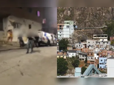 Moradores permaneceram na entrada do bairro segurando faixas com dizeres "Parem de matar nossos meninos"