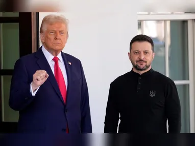 Imagem ilustrativa da imagem Trump sugeriu ataque contra Moscou a Zelenski, diz jornal