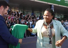 O governo brasileiro FOI representado pela ministra Margareth Menezes