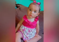 Maya Simor Pereira, de 1 ano de idade.