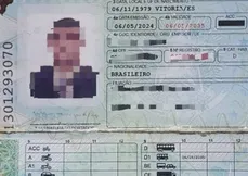 Imagem ilustrativa da imagem Motorista é detido no ES após apresentar carteira de motorista feita com cartolina