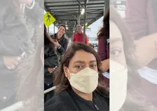 "Chegamos em Washington! Amanhã tenho consulta", escreveu Preta