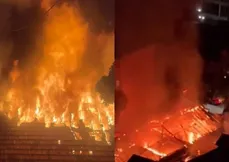 Imagem ilustrativa da imagem VÍDEO | Incêndio destrói escola municipal no Rio de Janeiro