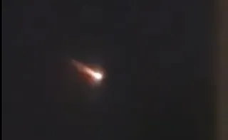 Imagem ilustrativa da imagem Bola de fogo cruzando o céu do Brasil possivelmente era foguete da SpaceX
