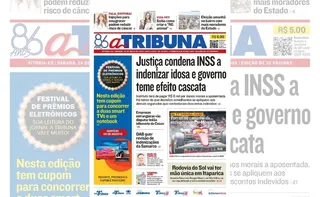 Imagem ilustrativa da imagem Confira os destaques do jornal A Tribuna deste sábado, 24 de maio