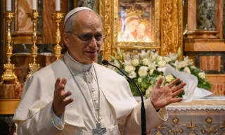 Imagem ilustrativa da imagem Papa Leão 14 faz primeira visita surpresa fora de Roma
