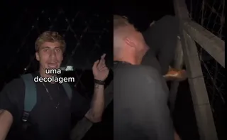 Imagem ilustrativa da imagem VÍDEO | Influenciador invade pista do Galeão e vira alvo de investigação da PF