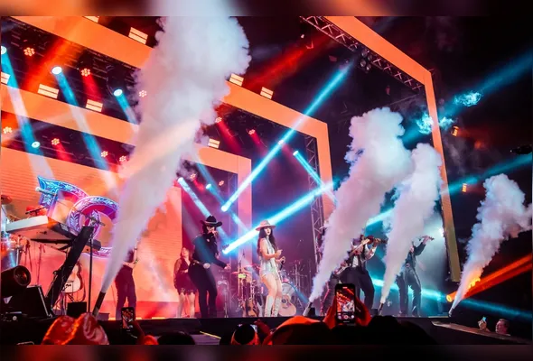 A banda Dallas Country na gravação do DVD do retorno na Matrix Music Hall, em Cariacica - ES.