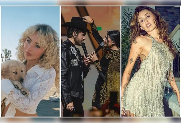 Lançamentos: música de Sabrina Carpenter,  parceria de Ana Castela com Gustavo Mioto e álbum novo de Miley Cyrus