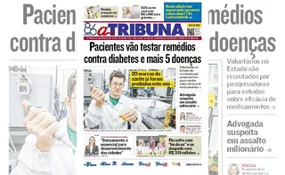 Imagem ilustrativa da imagem Confira os destaques do jornal A Tribuna desta quarta-feira