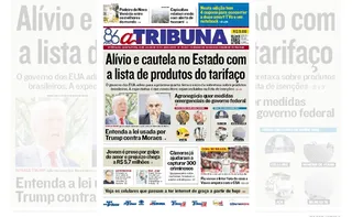 Imagem ilustrativa da imagem Confira os destaques do jornal A Tribuna desta quinta-feira