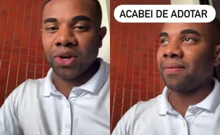Imagem ilustrativa da imagem Davi Brito publica vídeo com criança e diz que é seu filho: 'Adotei'