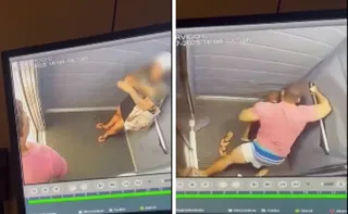 Imagem ilustrativa da imagem Ex-atleta que deu 60 socos em namorada no elevador alegou ‘crise de claustrofobia’