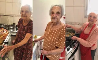Imagem ilustrativa da imagem Idosa de 101 anos viraliza na web com receitas de família