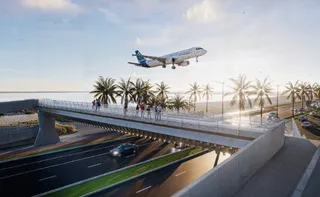 Imagem ilustrativa da imagem Jardim Camburi pode ganhar passarela com ciclovia e mirante para aeroporto