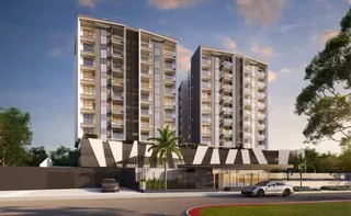 Imagem ilustrativa da imagem Novos prédios com apartamentos de dois quartos em Jardim Camburi