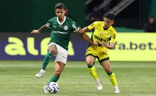 Imagem ilustrativa da imagem Richard Ríos se despede do Palmeiras e é anunciado pelo Benfica