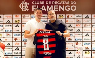 Imagem ilustrativa da imagem Saúl Ñiguez exalta Flamengo e destaca trabalho de Filipe Luís