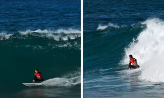 Imagem ilustrativa da imagem Surfe: Italo supera alerta de tubarão e avança às oitavas de final na África do Sul