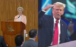 Imagem ilustrativa da imagem Trump e chefe da União Europeia têm encontro decisivo sobre tarifas