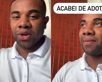 Imagem ilustrativa da imagem Davi Brito publica vídeo com criança e diz que é seu filho: 'Adotei'