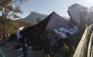 Imagem ilustrativa da imagem Acidente envolvendo viatura da Polícia Militar deixa três feridos