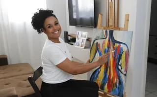 Imagem ilustrativa da imagem Analista de RH: "A pintura foi uma aliada na luta contra o câncer de mama"