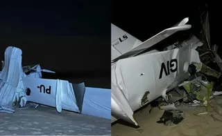 Imagem ilustrativa da imagem Avião cai nos Lençóis Maranhenses e deixa duas pessoas mortas