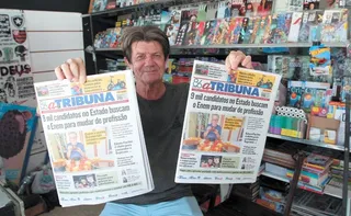 Imagem ilustrativa da imagem Banca do Alemão: 60 anos de parceria com o jornal A Tribuna