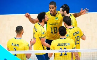 Imagem ilustrativa da imagem Brasil leva 3 a 0 da Sérvia e se complica no Mundial masculino de vôlei