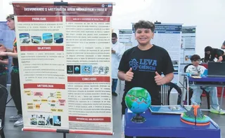 Imagem ilustrativa da imagem Capixaba de 11 anos cria museu virtual para estudar poder da areia monazítica