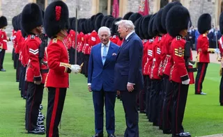 Imagem ilustrativa da imagem Charles III recebe Trump com pompa em inédita 2ª visita do americano ao Reino Unido