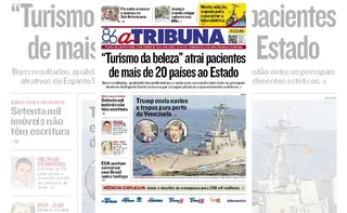 Imagem ilustrativa da imagem Confira os destaques do jornal A Tribuna desta quarta-feira