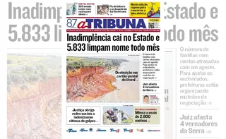 Imagem ilustrativa da imagem Confira os destaques do jornal A Tribuna desta quarta-feira