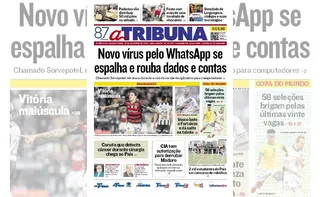 Imagem ilustrativa da imagem Confira os destaques do jornal A Tribuna desta quinta-feira