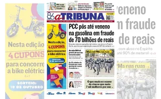 Imagem ilustrativa da imagem Confira os destaques do jornal A Tribuna desta sexta-feira